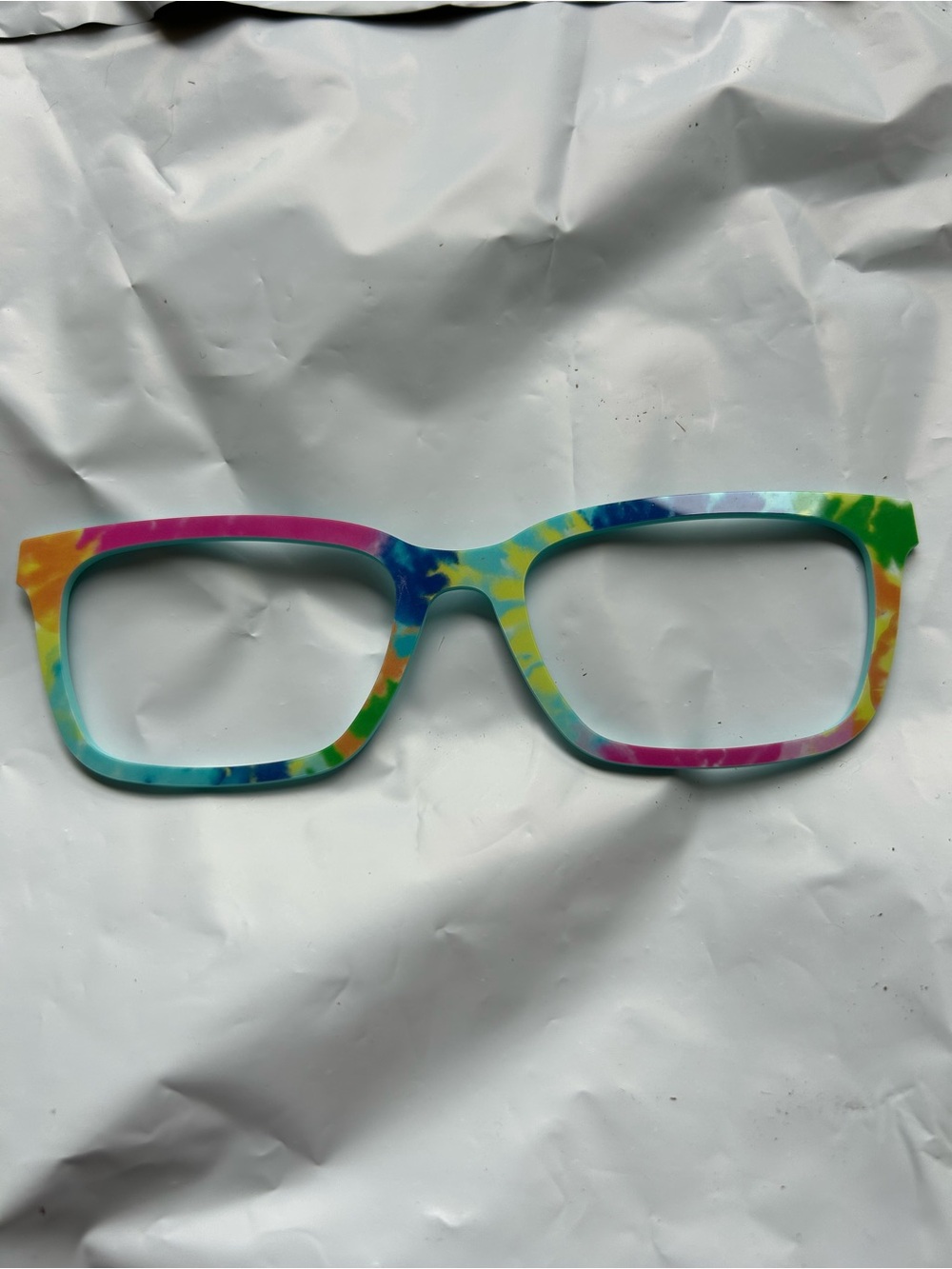 Pair Eyeware topper The Rainbow Multicolor Tye Dye for The Larkin Frame